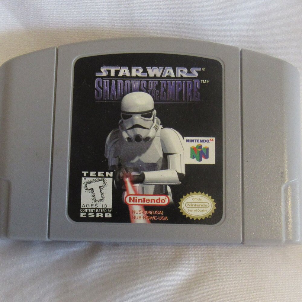 Nintendo 64 Star Wars Shadows of the Empire Game Cartridge                 J444